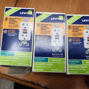 Leviton 20A GFI outlets